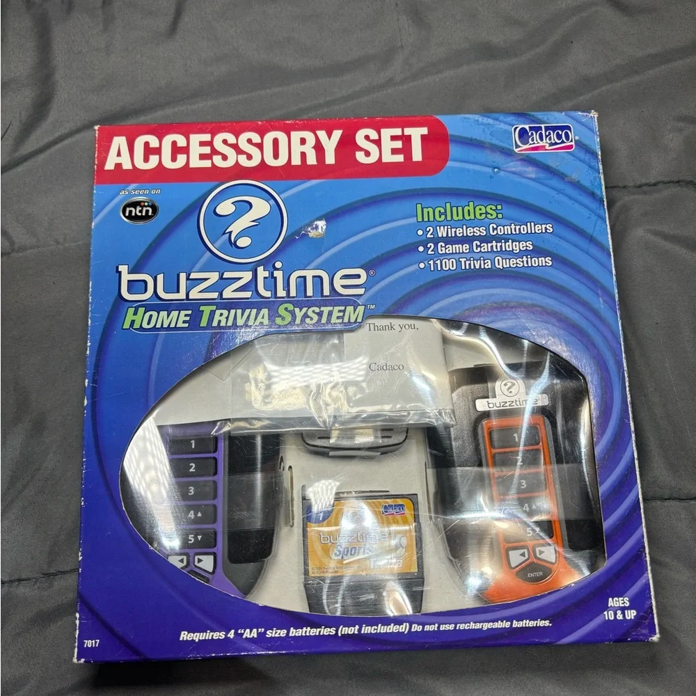 Buzztime TV Home Trivia System & Accessory Set‎ 2004 NIB